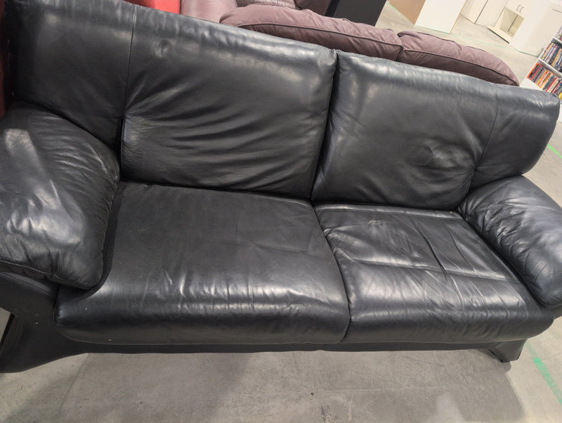 Black 2 Seater Sofa