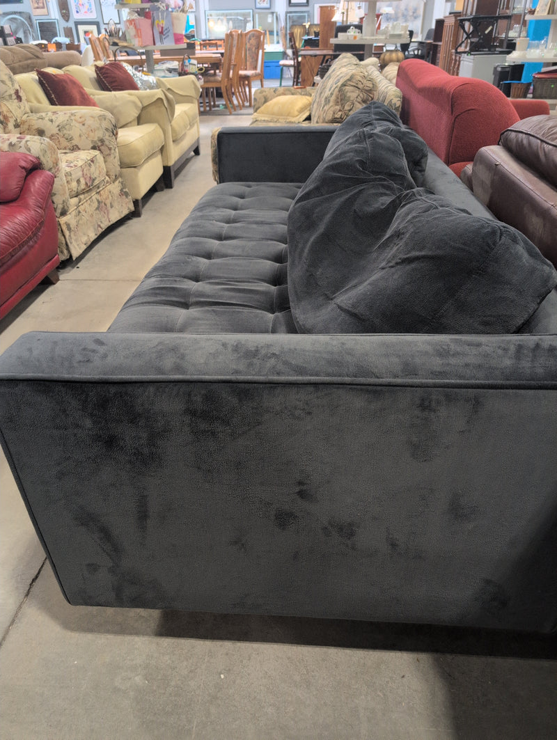 Urban Barn Large Charcoal Grey 3-Seater Sofa