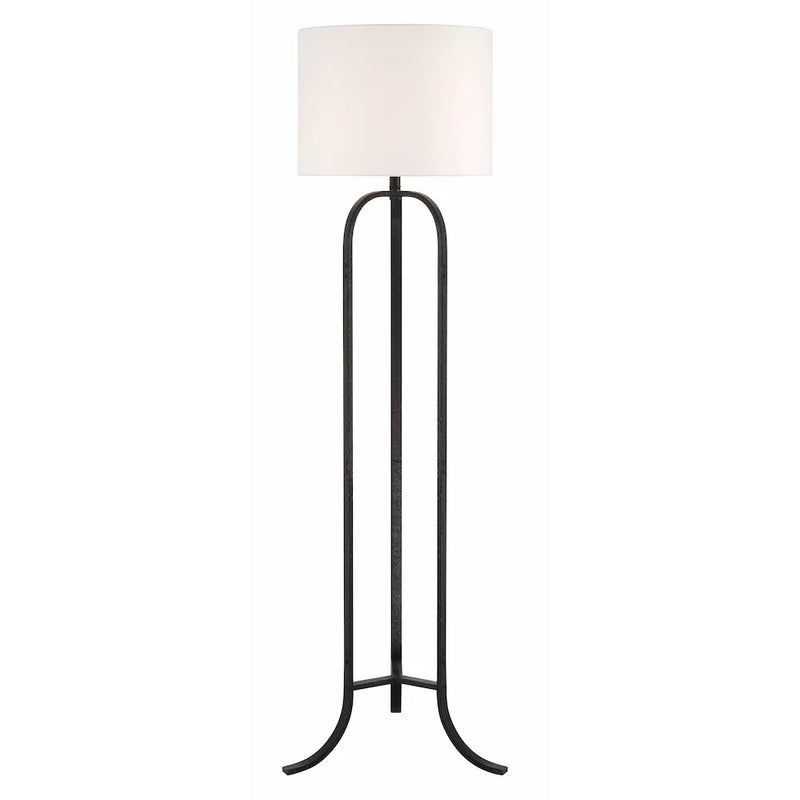 GlucksteinElements Wyatt Collection Black Floor Lamp