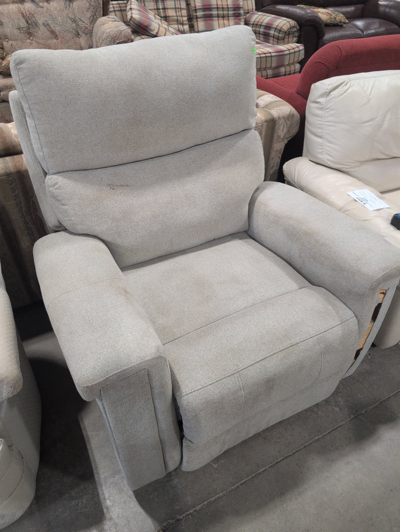 Light Grey Recliner Armchair