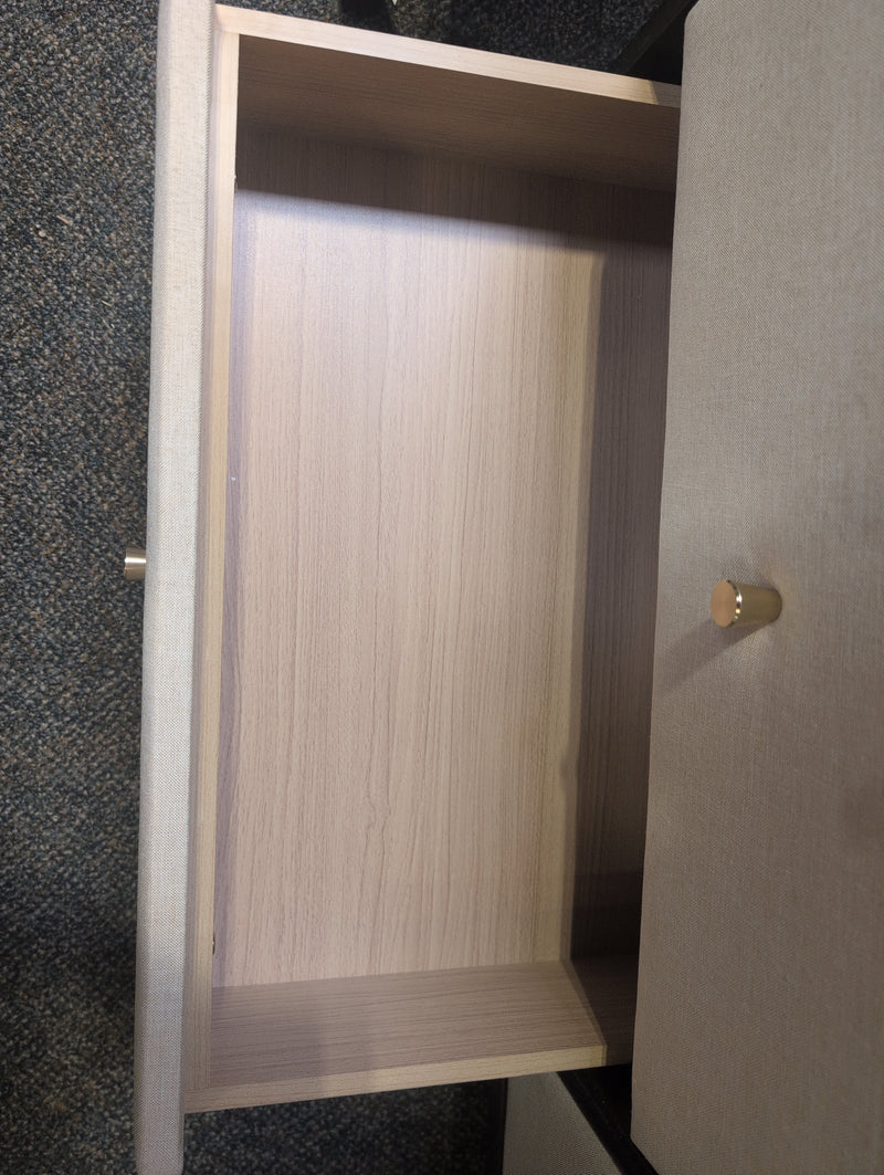 Fancy Dresser with 6 Fabric Faced Drawers
