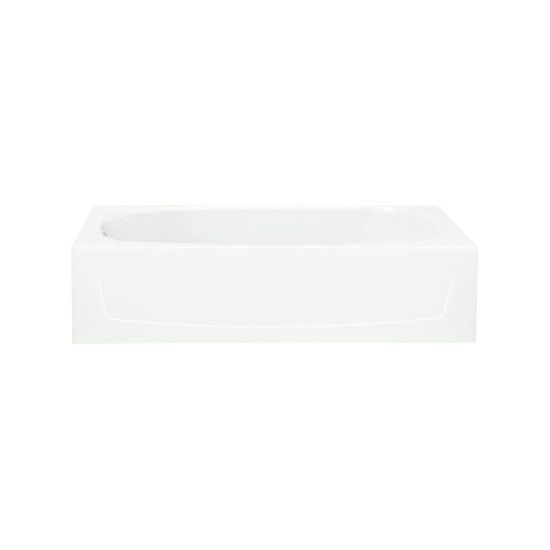 Kohler 71041112-0 Performa Vikrell 60 in. x 29 in. x 17-1/4 in. Rectangular Bathtub with Left Drain, White
