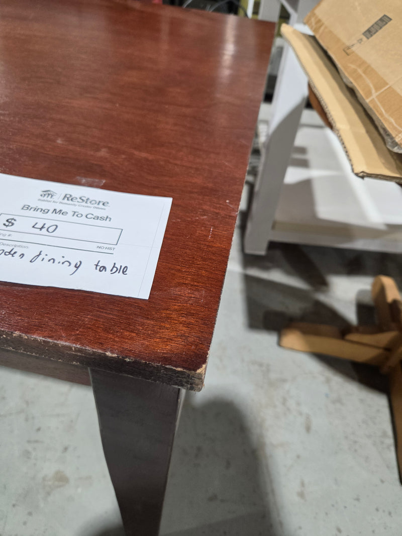 Classic Rectangular Wooden Dining Table
