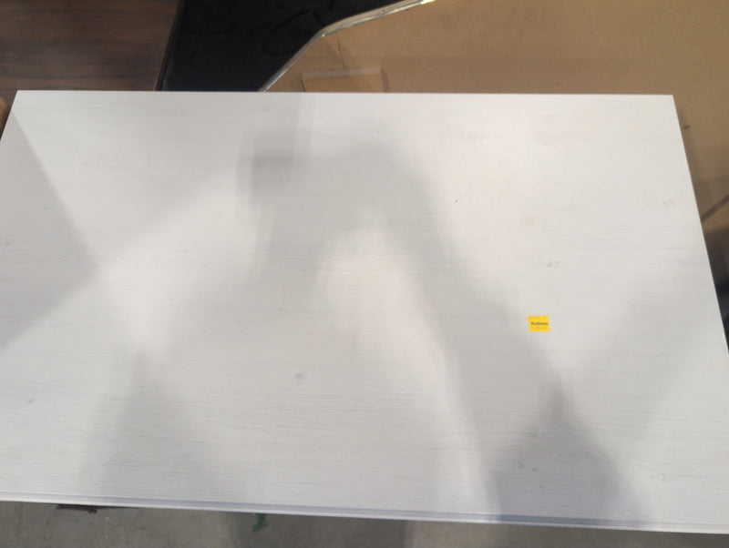 White Veneered 3 Drawer Dresser