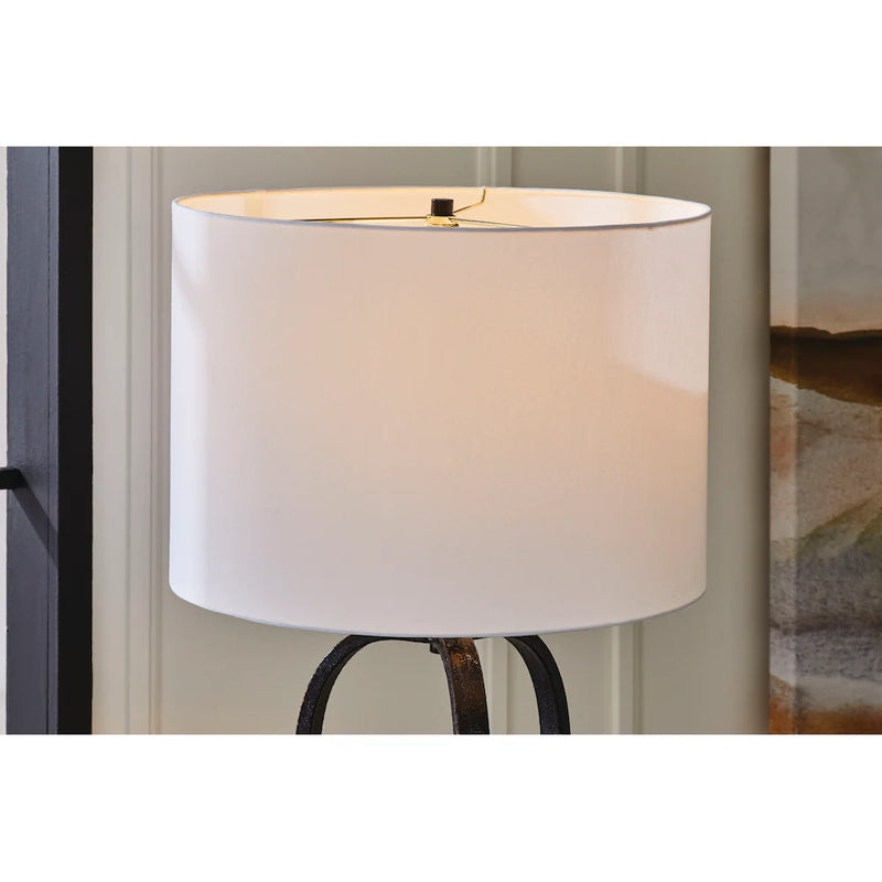 GlucksteinElements Wyatt Collection Black Floor Lamp