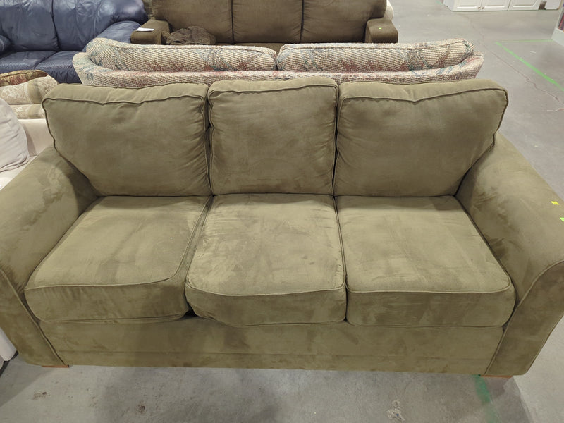 Olive Green 3-Seater Sofa