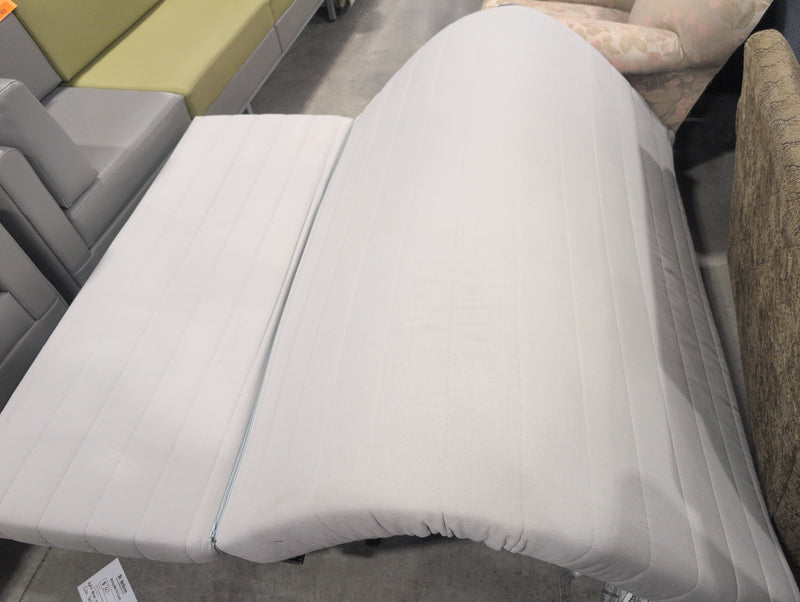 Futon Bed with Metal Base and Wooden Slats