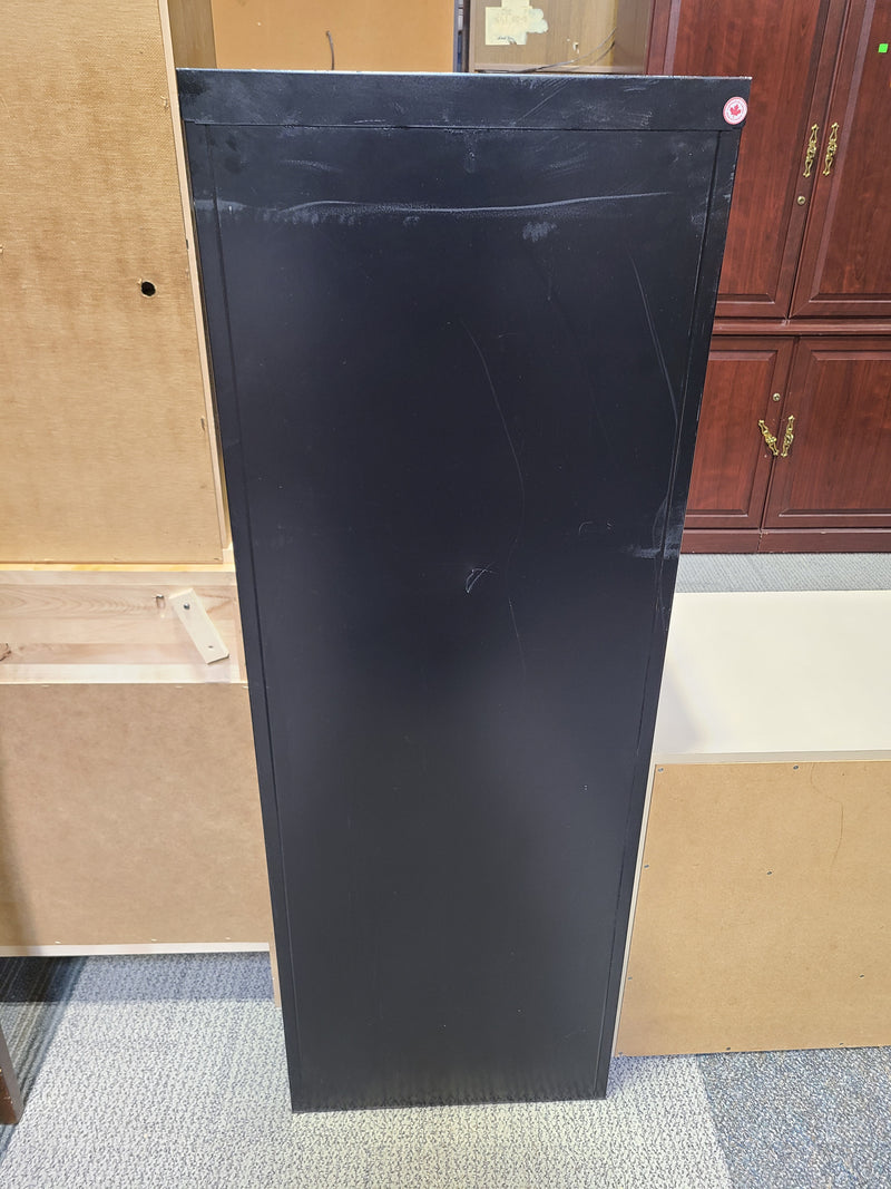 Classic 4-Drawer Vertical Metal Filing Cabinet in Black