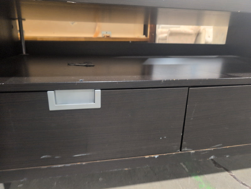 Black Mobile TV Stand