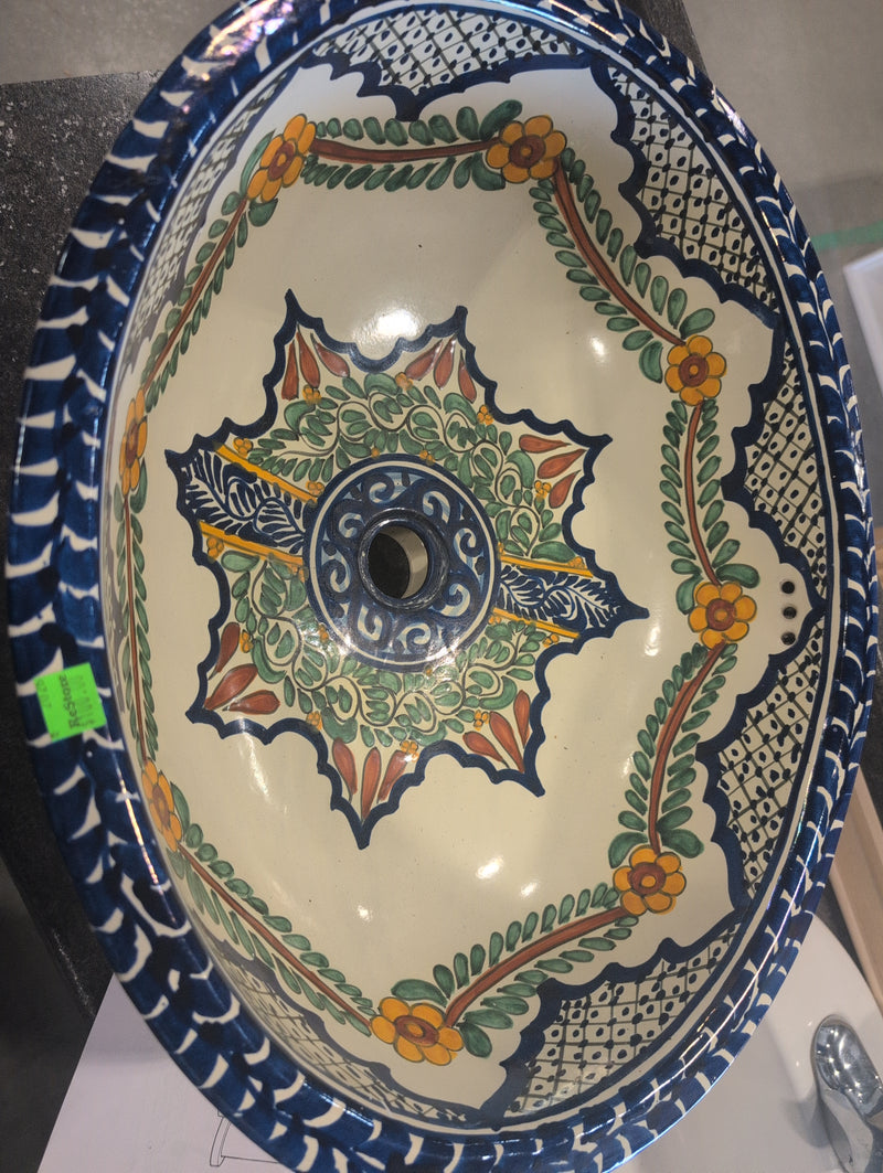Talavera Design Sink Bowl