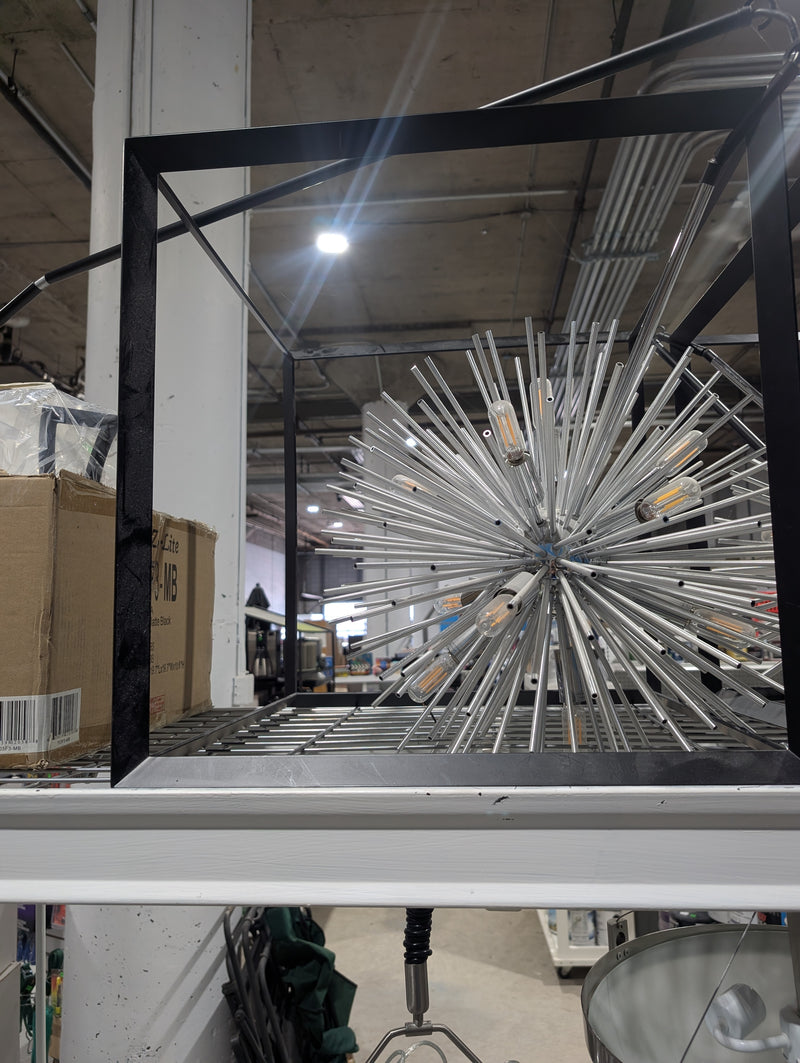 Sunburst Eight-Light Chandelier