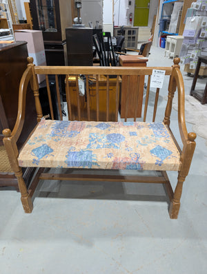 Vintage Spindle-Back Deacon’s Bench