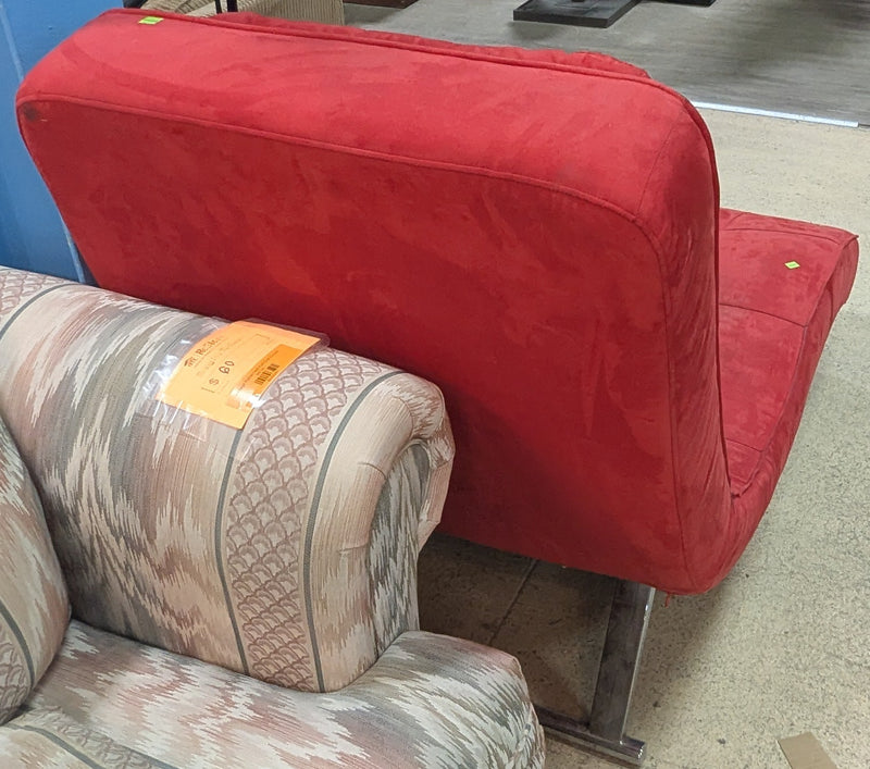 Modern Red Chaise Lounge
