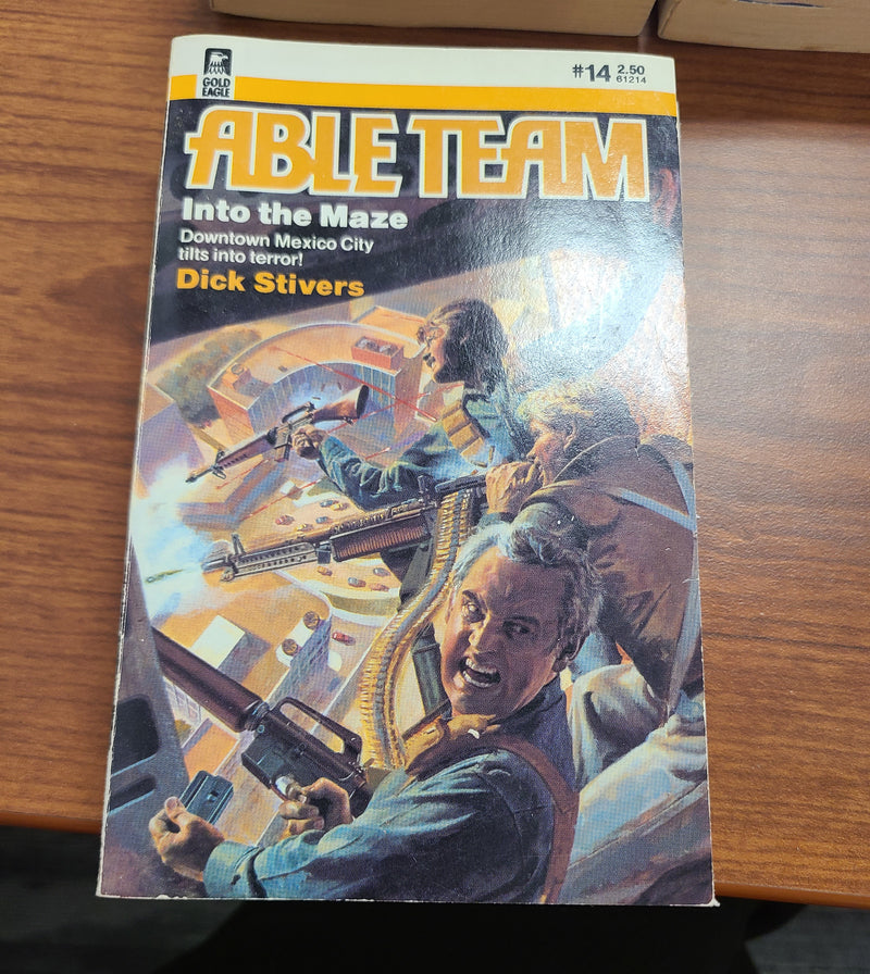 Vintage Able Team Men's Action Adventure Paperback Set #1–15 (Complete Consecutive Run)