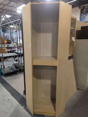 Light Brown Corner Book Case