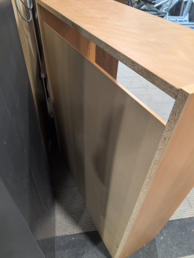 Light Brown Wide Bookcase