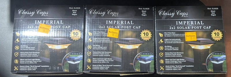 Classy Caps 2x2 Imperial Solar Post Cap