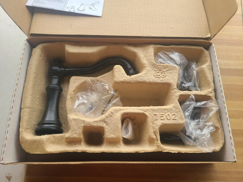 New Moen Brantford Two-Handle Widespread Bathroom Faucet in Oil Rubbed Bronze