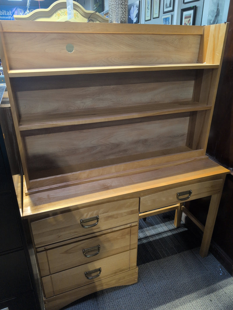 Pine 2 Tier Desk