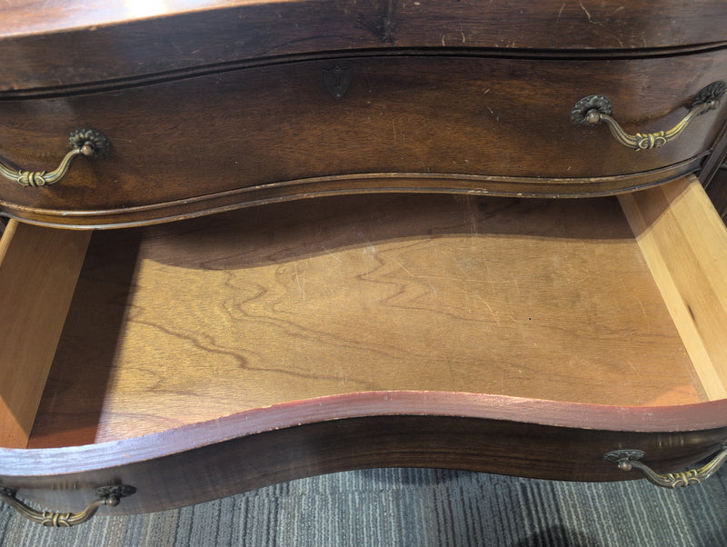 Curved Wooden Sideboard
