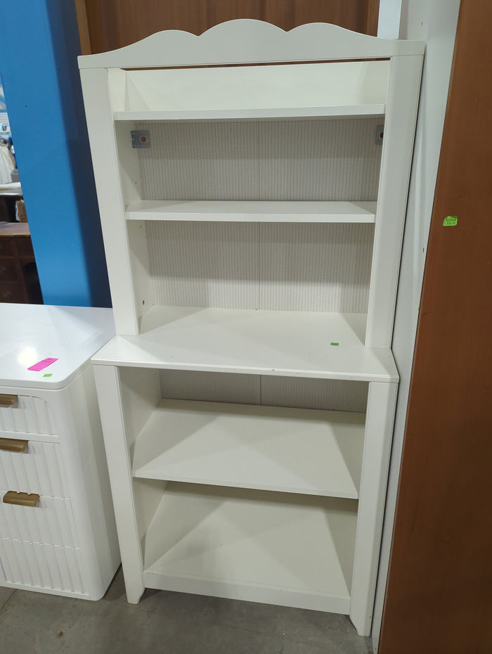 Kids white bookcase