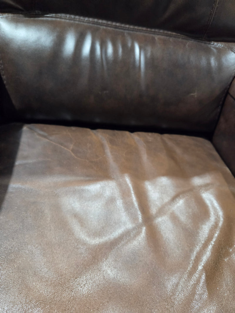 Faux Leather Armchair