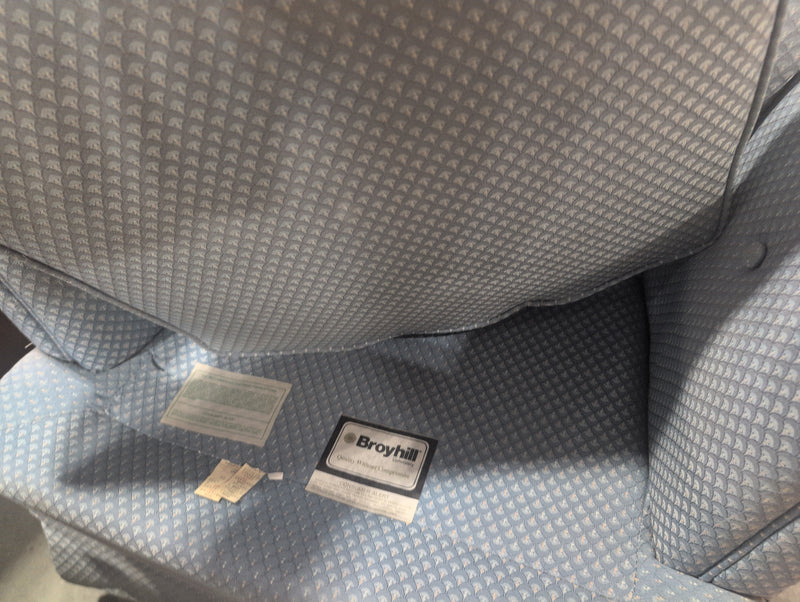 Baby Blue Spinning, Reclining Armchair