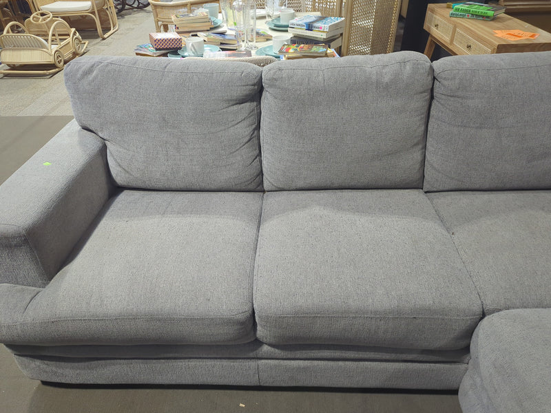 Grey Fabric Sectional Sofa