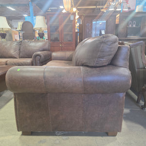 Brown Leather Couch