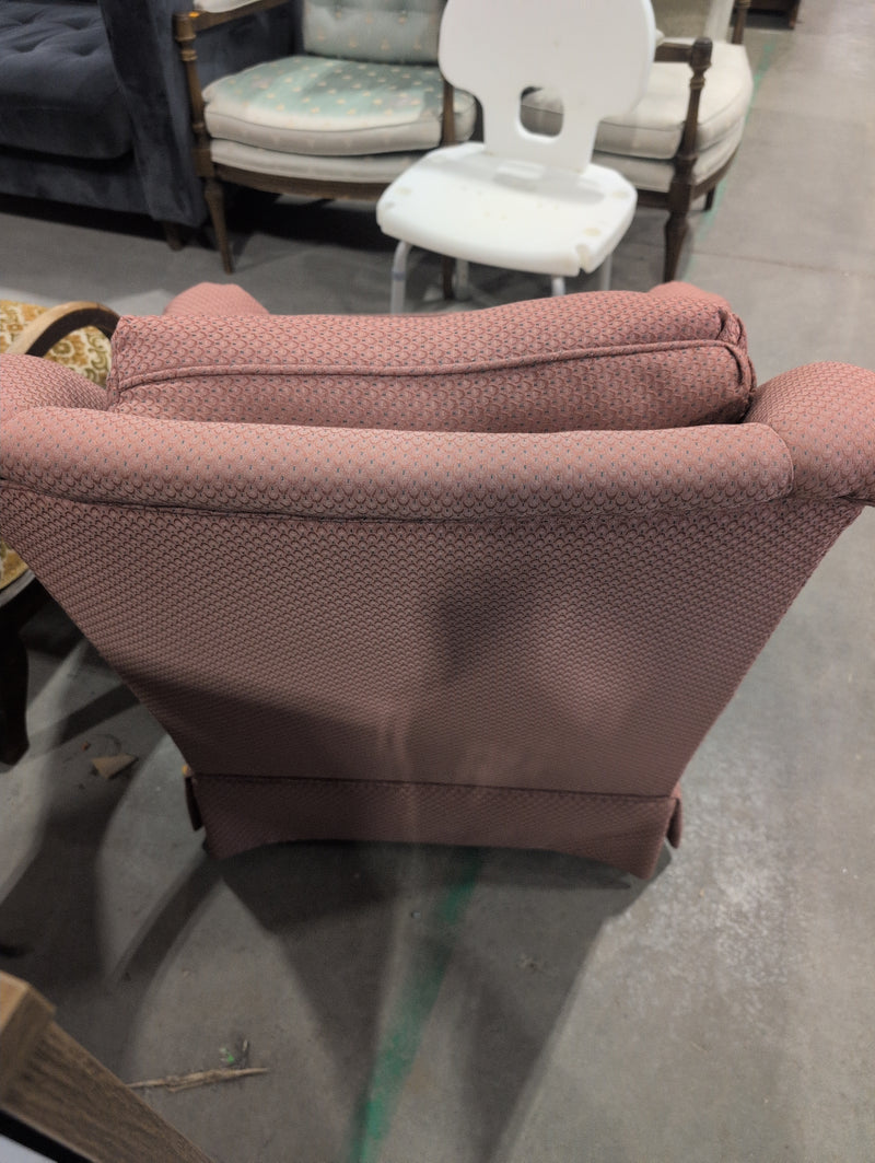 Pink Patterned Armchair