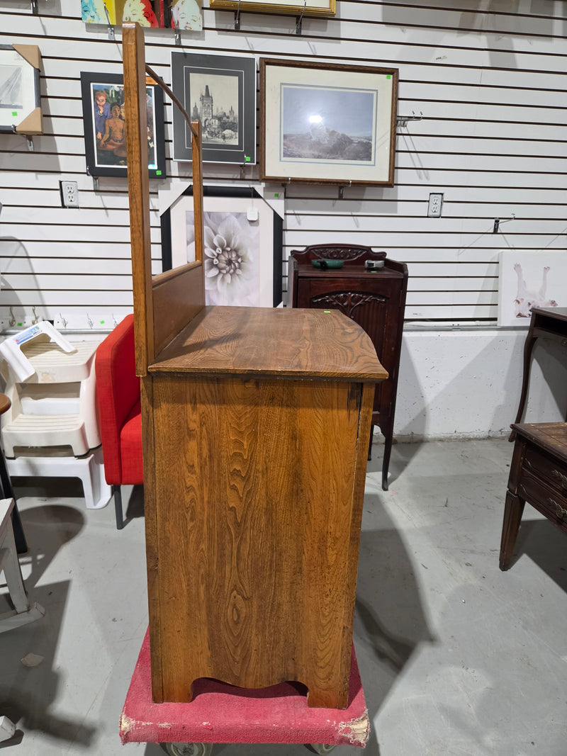 Antique Victorian Oak Washstand