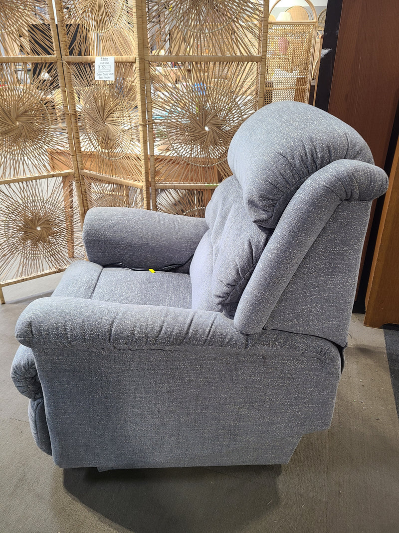 La-Z-Boy Power Lift Recliner Chair – Gray Fabric