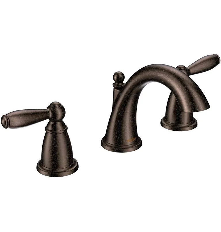 New Moen Brantford Two-Handle Widespread Bathroom Faucet in Oil Rubbed Bronze