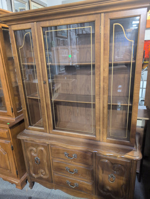 Vintage Wooden Buffet and Hutch
