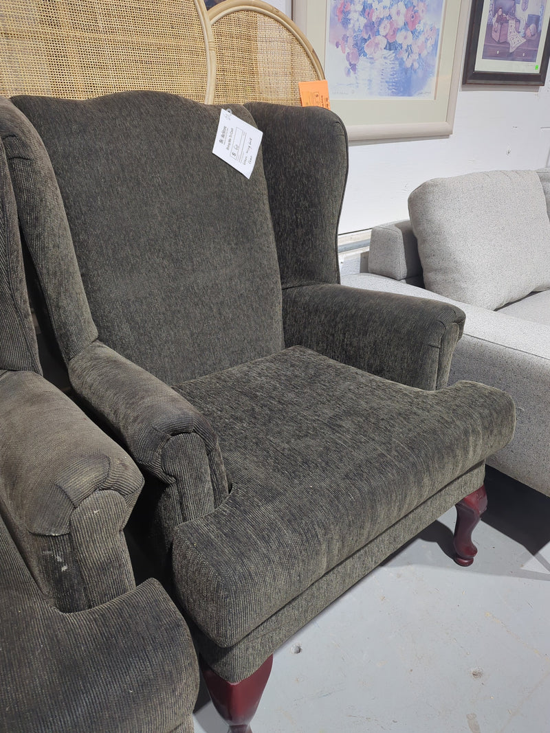 Green Wingback Chair