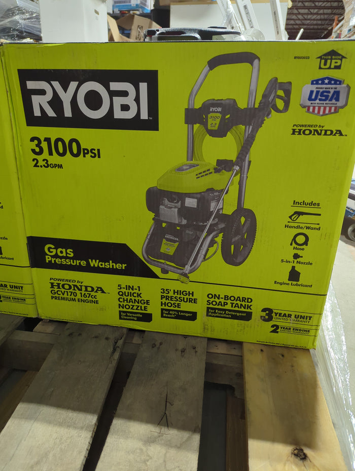 Ryobi 3100psi gas pressure washer