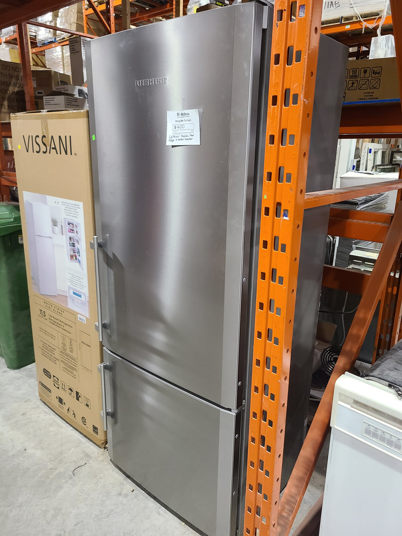 Liebherr Stainless Steel Bottom-Freezer Refrigerator