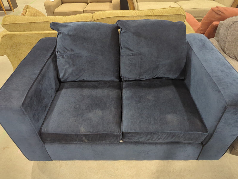 Stylus Sofas Jamie Loveseat in Blue