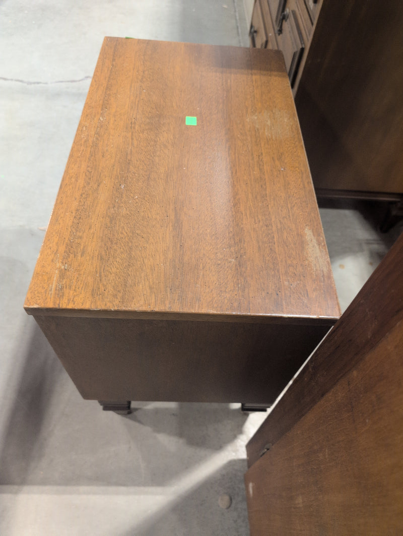 MCM 2 Drawer Brown Nightstand