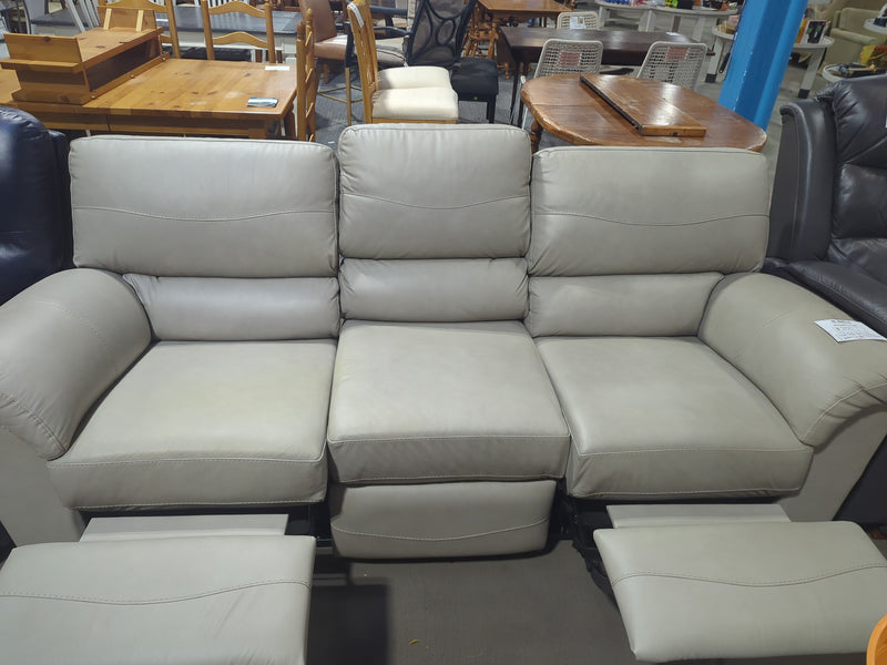 La-Z-Boy Cloud Grey 3-Seater Power Recliner