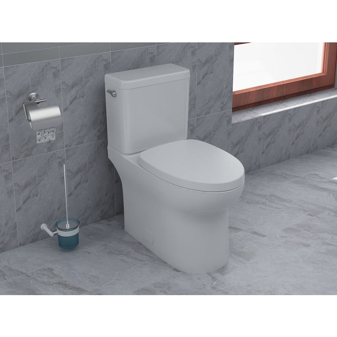 Brand New Project Source Ellie White Elongated Complete Toilet Kit