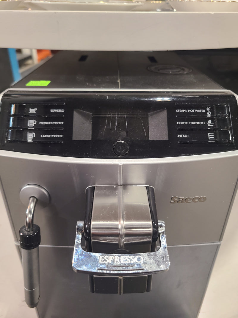 Saeco Intelia Super-Automatic Espresso Machine – Silver/Black