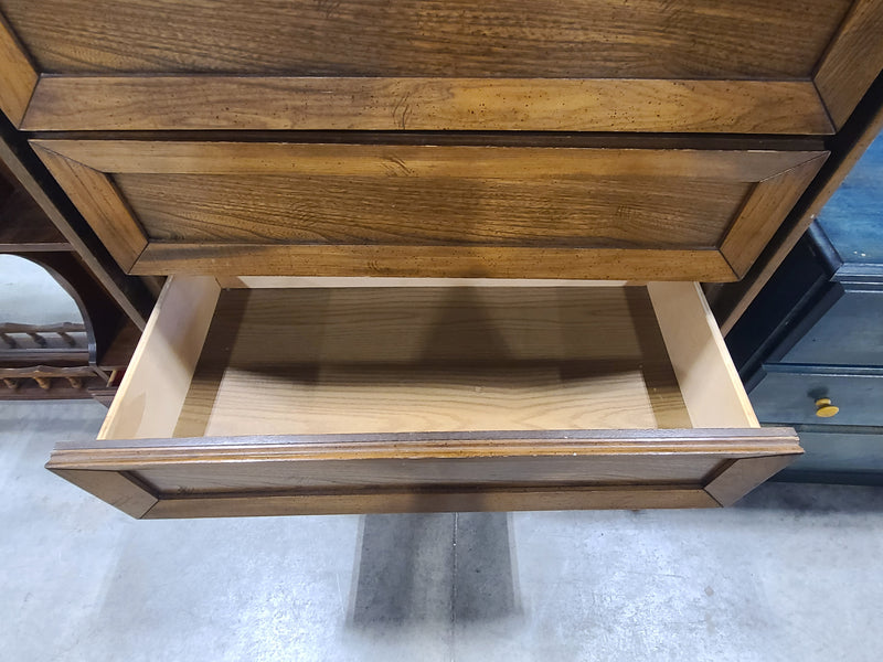 Vintage Mid-Century Modern Style 5-Drawer Tallboy Dresser