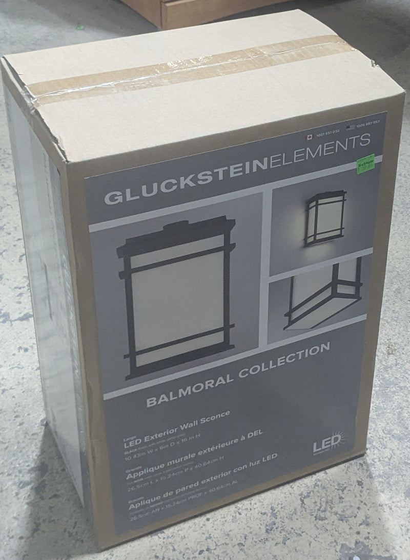 GlucksteinElements Balmoral Collection LED Outdoor Wall Sconce