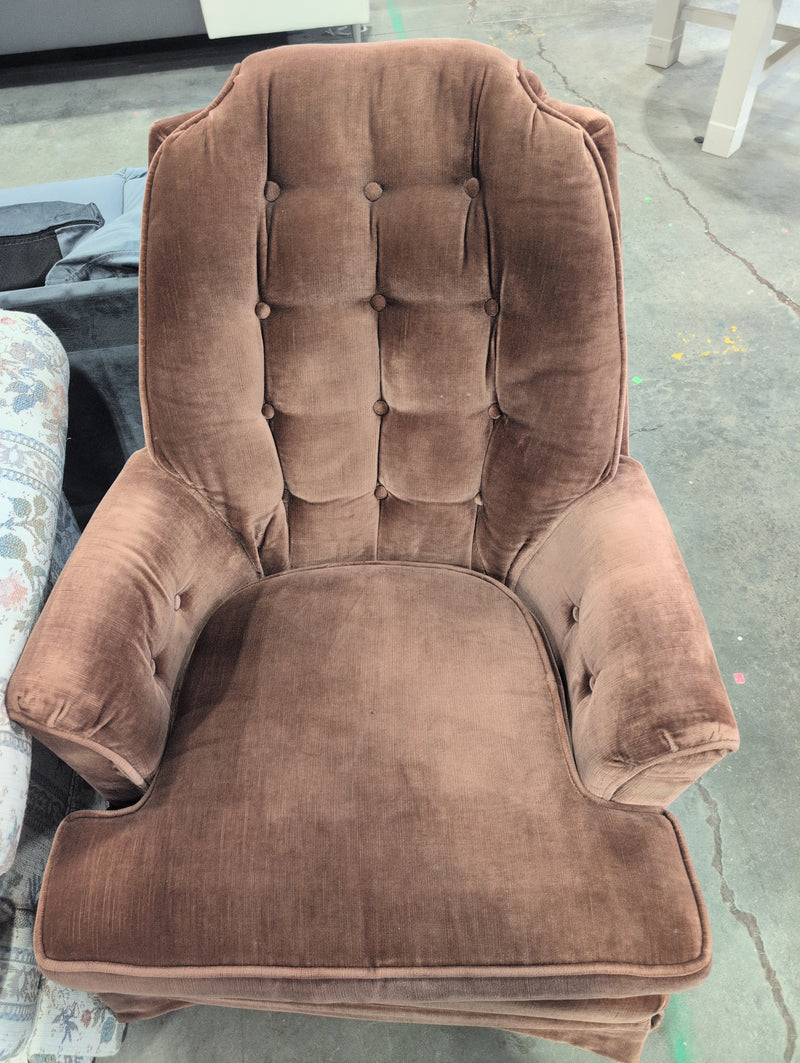 Brown Spinning Armchair