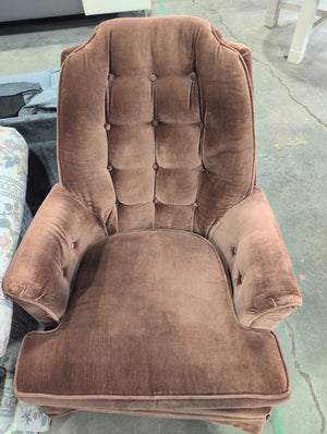 Brown Spinning Armchair