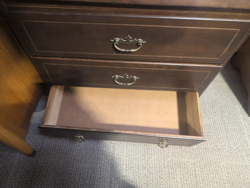 Dark Brown Secretary's Desk