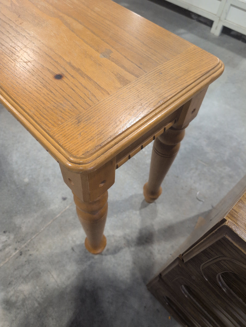 Light Brown Console Table with Drawer