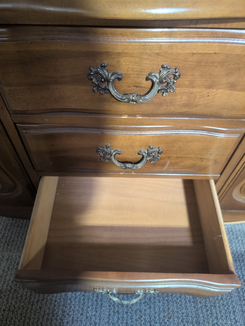 Vintage Wooden Buffet and Hutch