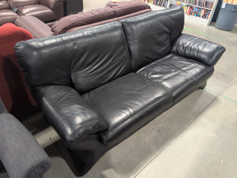 Black 2 Seater Sofa